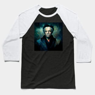 Arthur Schopenhauer | Dark Portrait Baseball T-Shirt